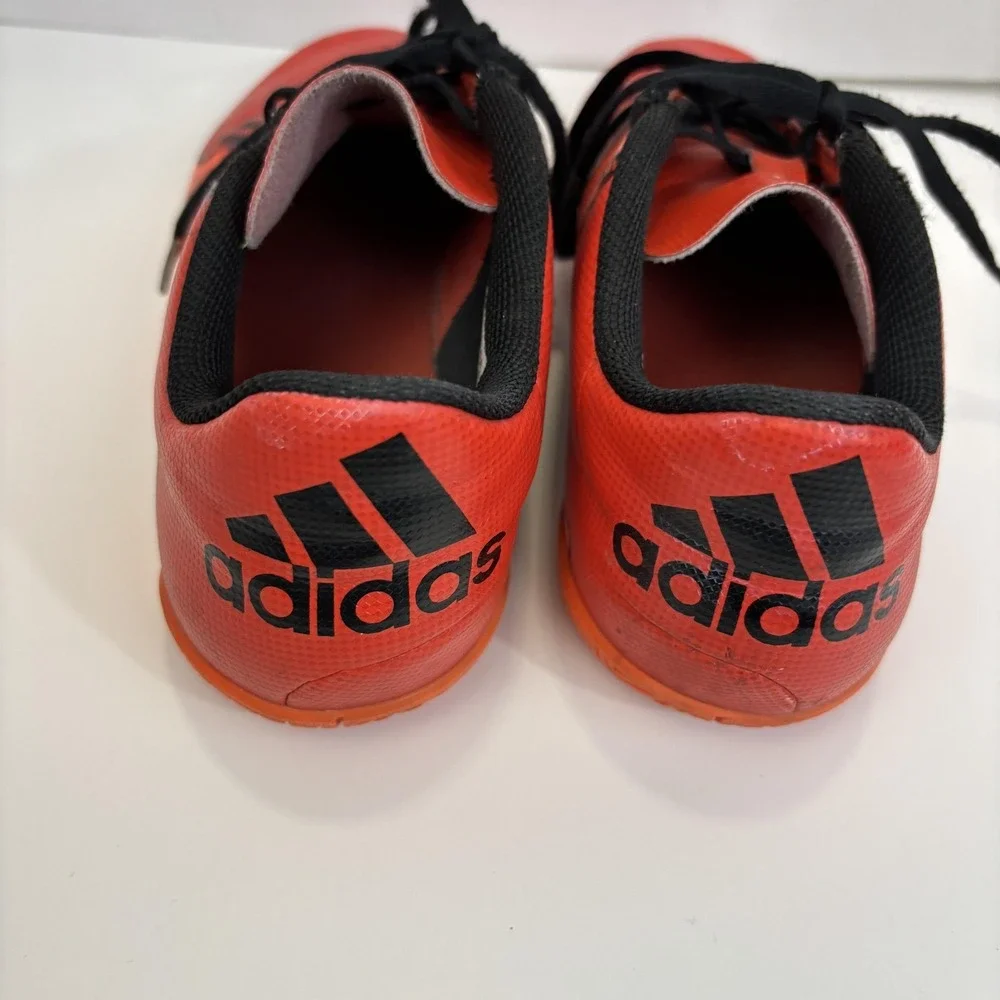 Adidas X 15.4 Indoor Soccer‎ Shoes Youth Size 4.5 Orange Sneakers S83170